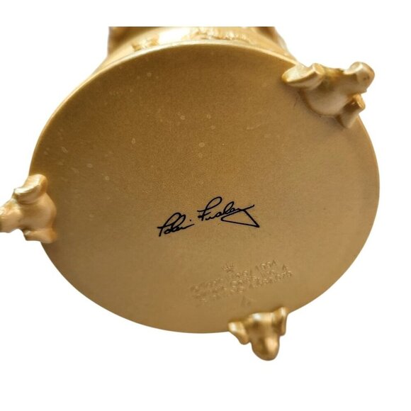 1994 Gold Carousel Ornament Hallmark Keepsake Tobin Fraley Holiday Lights Musica - Picture 3 of 7